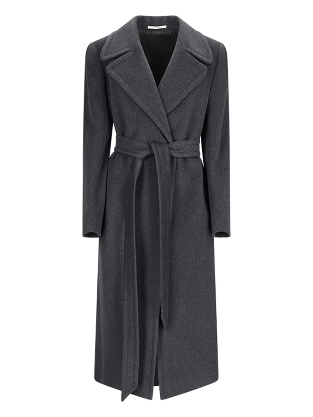 Tagliatore belted wrap coat Grijs