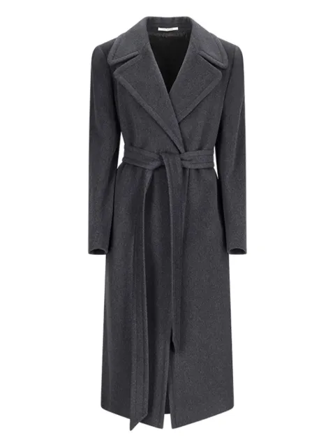 Tagliatore belted wrap coat