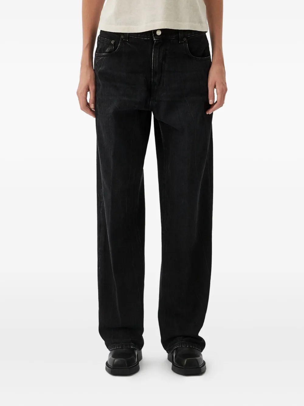 Haikure Cotton Jeans In Black