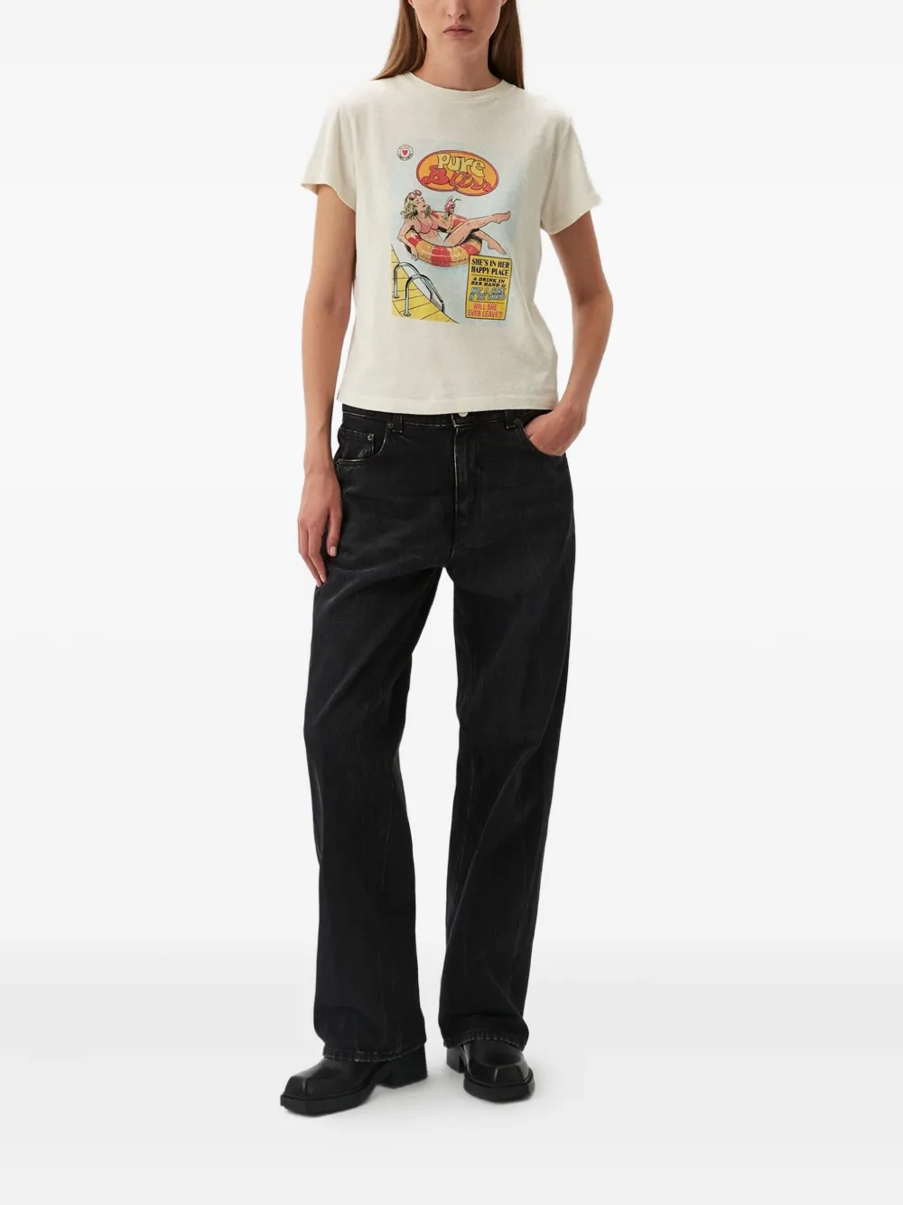 Haikure Katoenen jeans - Zwart