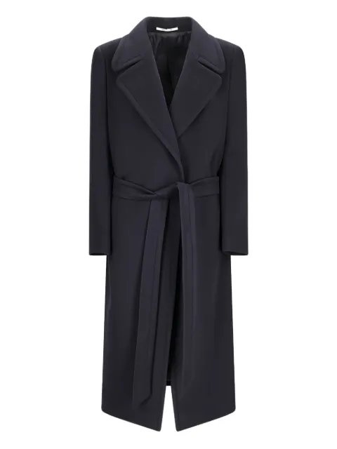 Tagliatore belted wrap coat