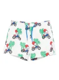 MC2 Saint Barth Kids x Snoopy Peanuts printed swim shorts - White