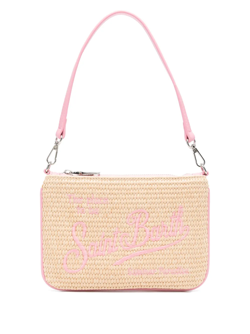 MC2 Saint Barth mini Parisienne straw clutch bag | Neutrals | Image 1