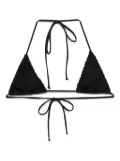 MC2 Saint Barth triangle-cup bikini top - Black