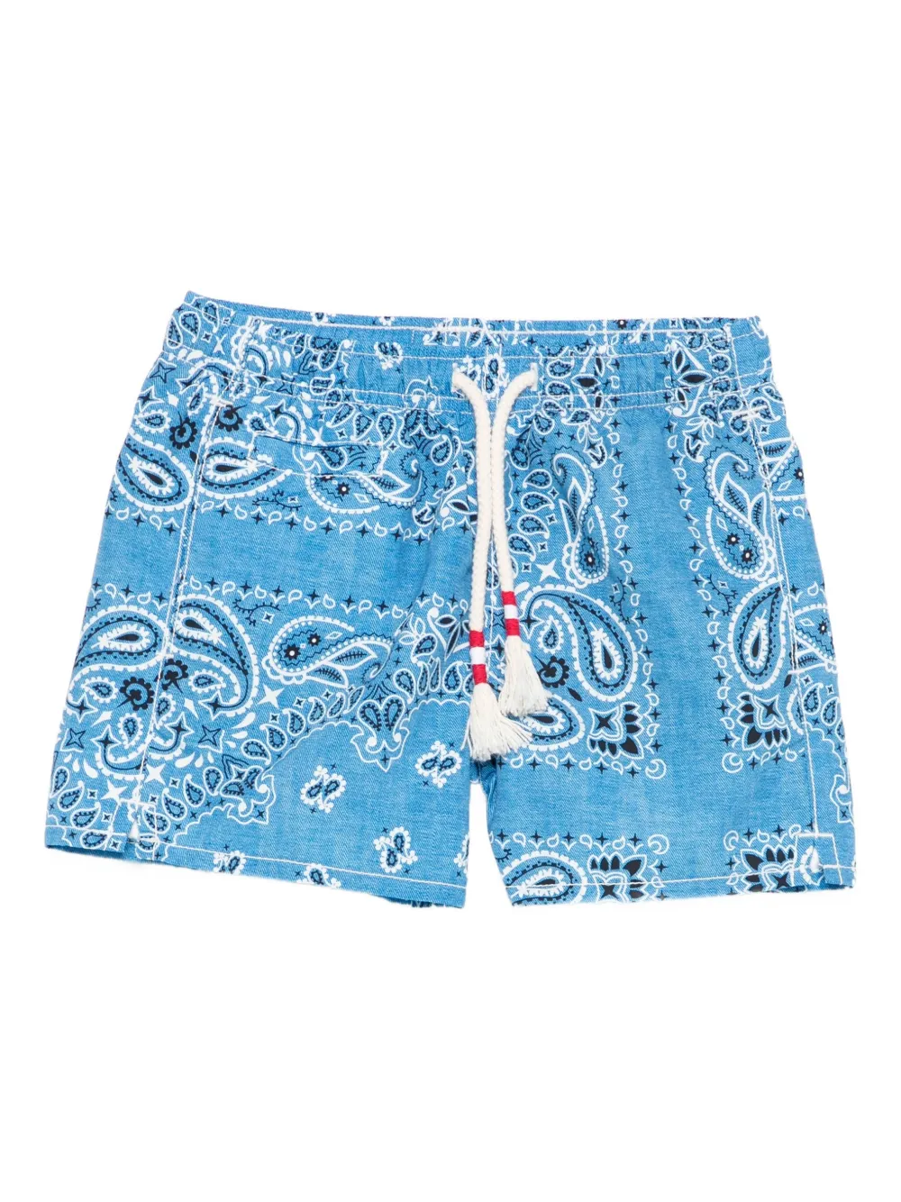 MC2 Saint Barth Kids bandana-print swim shorts Blauw