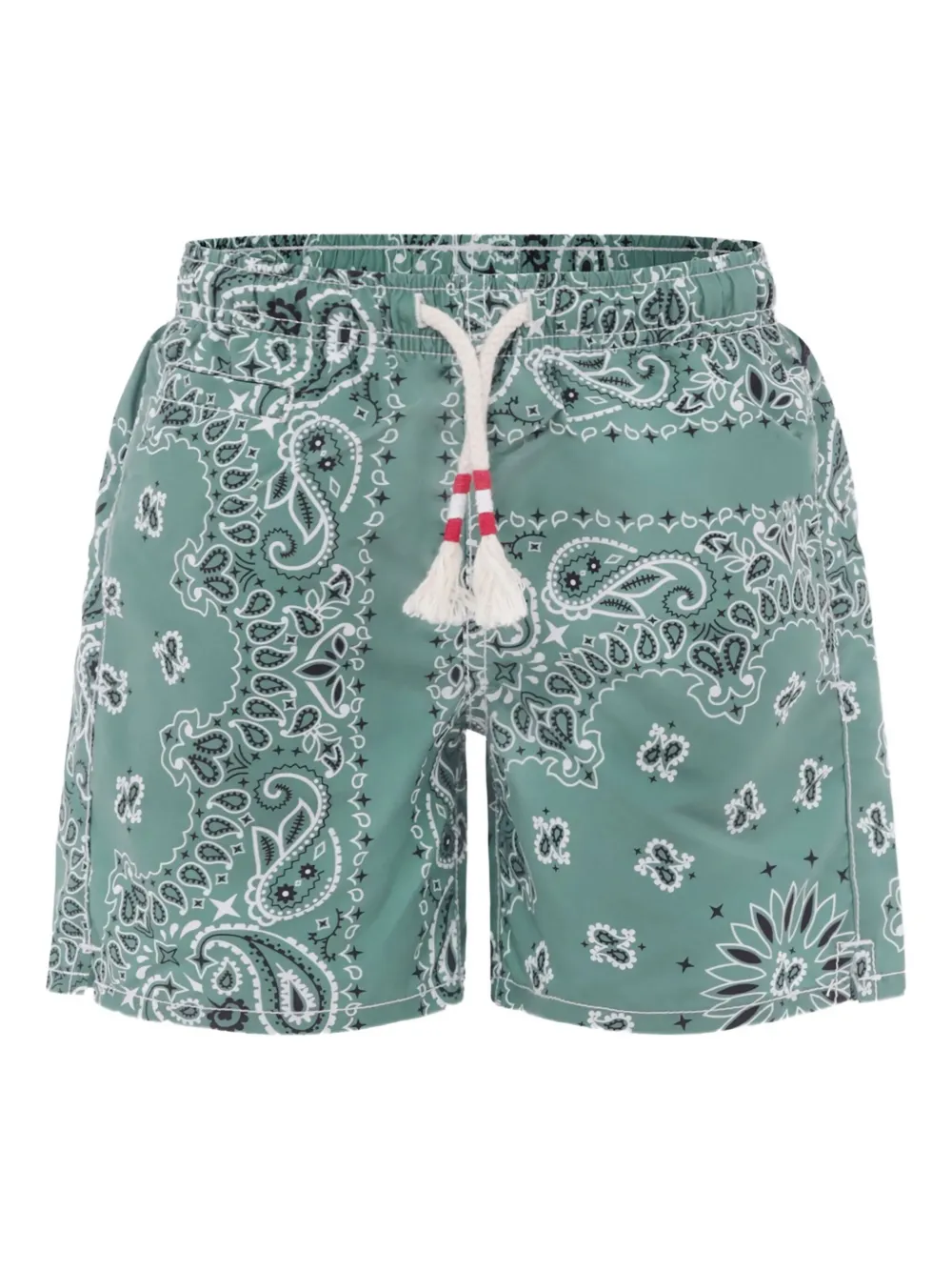 MC2 Saint Barth Kids paisley-print swim shorts Groen