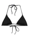 MC2 Saint Barth triangle-cup bikini top - Black
