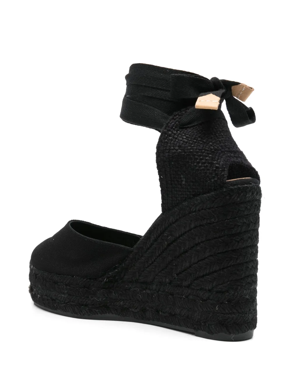 Castañer 115mm Carina wedge sandals Black