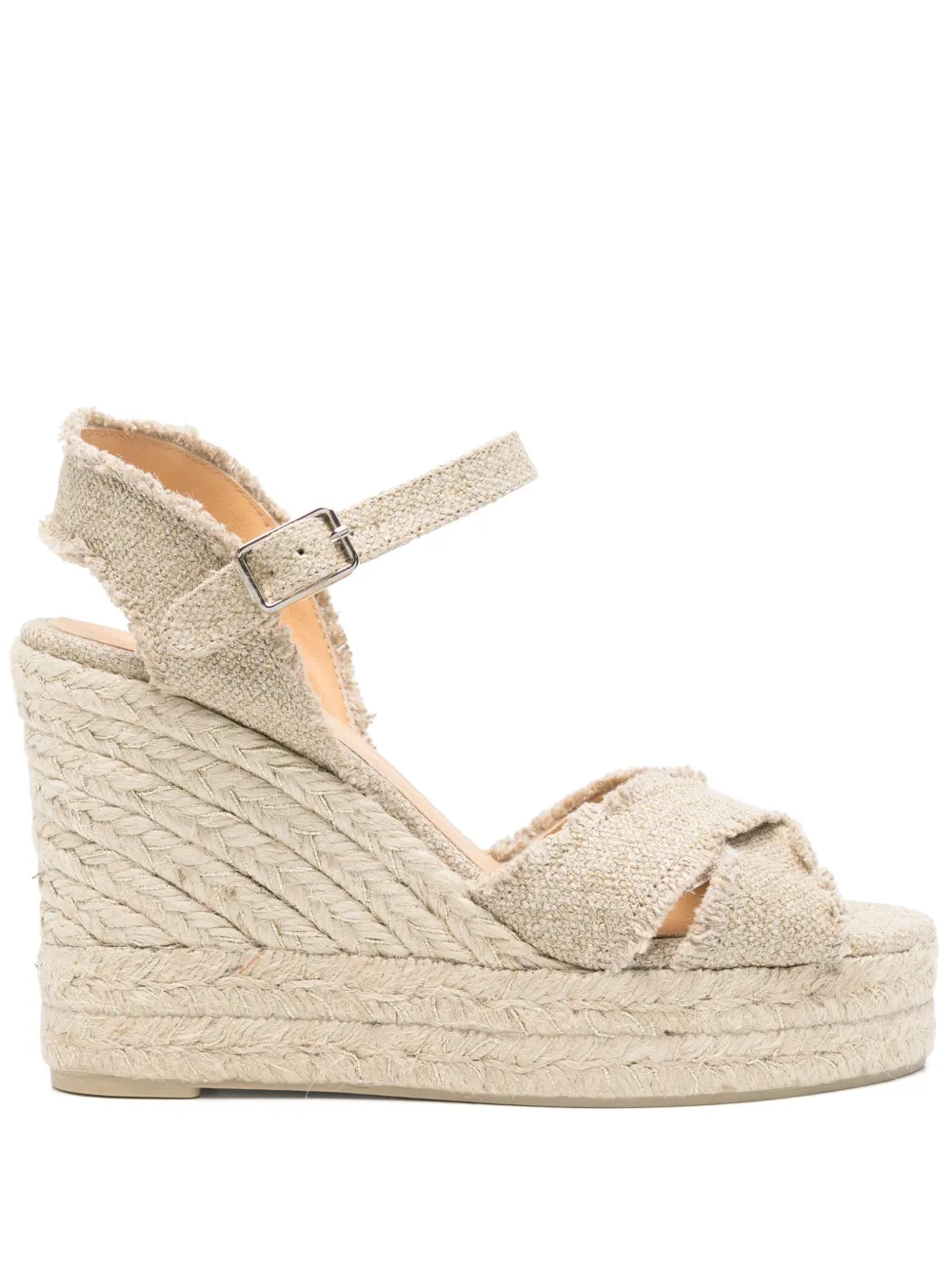 Castañer 110mm Bromelia wedge sandals Gold
