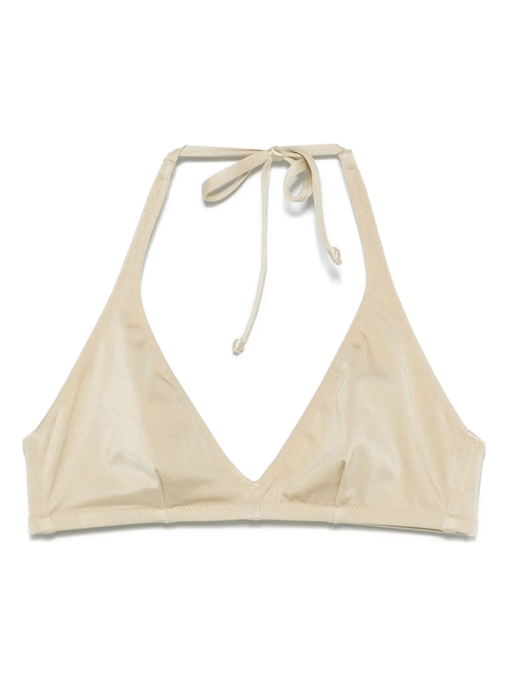 Mc2 Saint Barth Gaia Bikini Top In Neutral