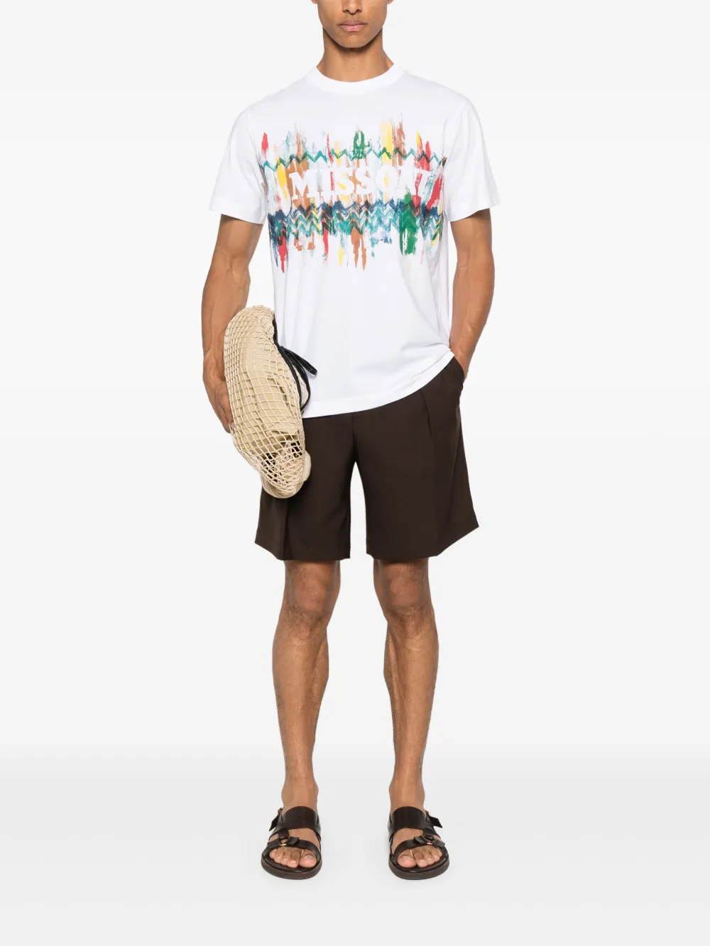 Briglia 1949 Geplooide shorts Bruin