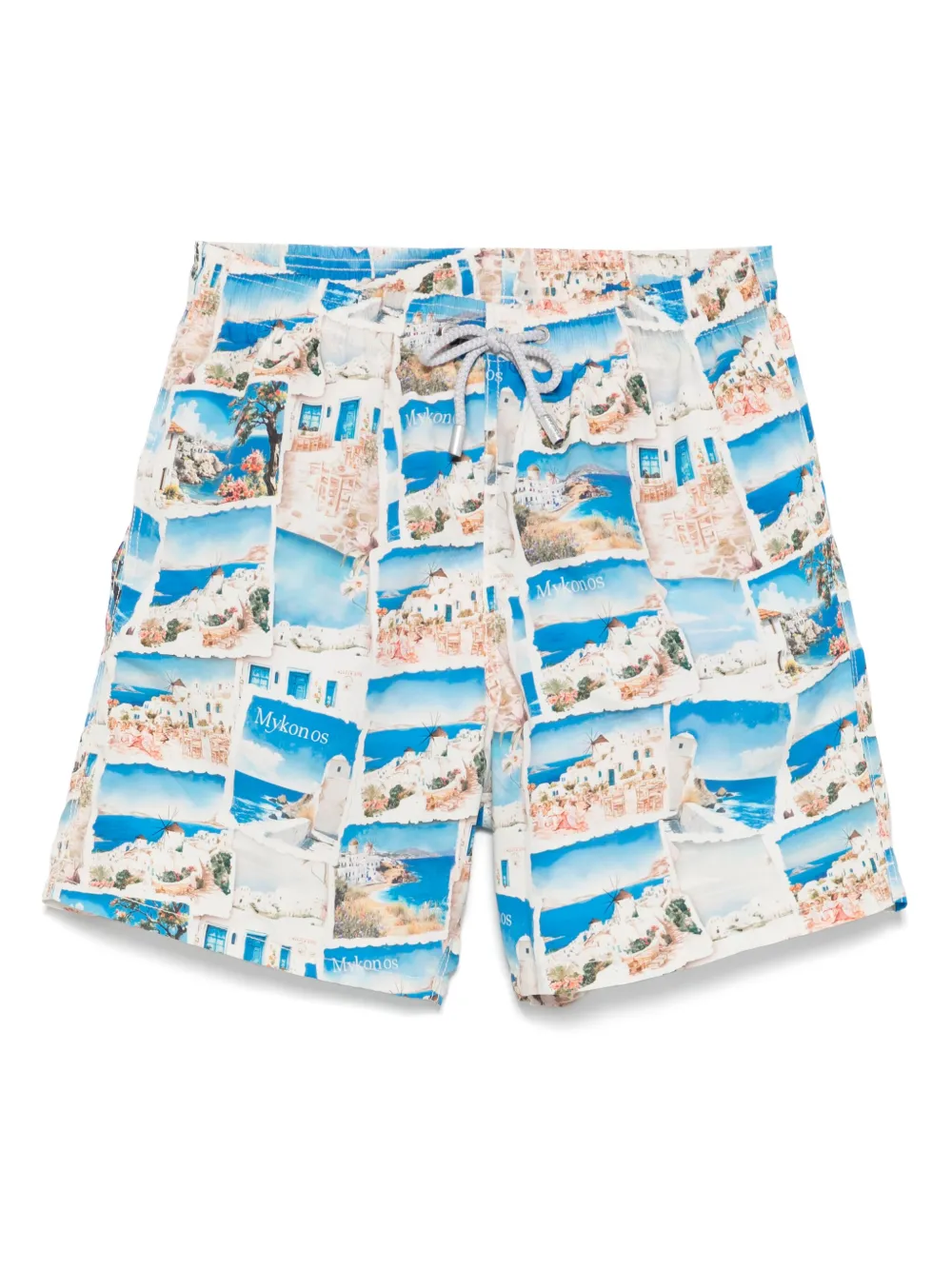 MC2 Saint Barth graphic-print swim shorts | Neutrals | Image 1