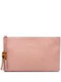 Gucci Pre-Owned 2016-2024 Bamboo Tassel Leather clutch bag - Pink