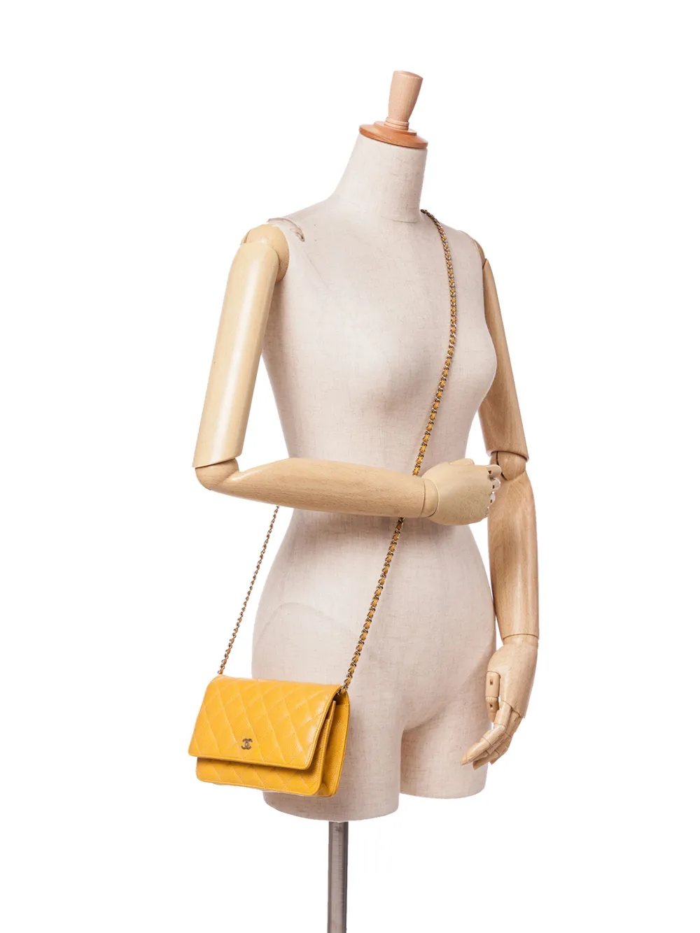 CHANEL Pre-Owned شنطة كروس كافيار مبطنة بسلسلة 2018 | كلاسيكيات | Image 2