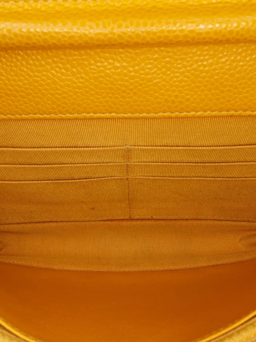 Pre-owned Chanel 2018 Cc Quilted Caviar Wallet On Chain Crossbody Bag