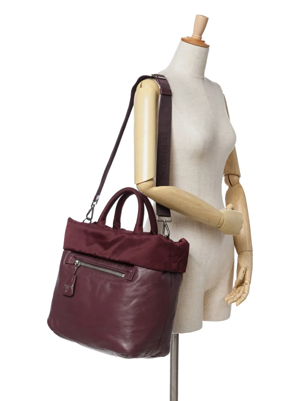 Prada Pre-Owned 2000-2024 Tessuto and Nappa Reversible satchel | Bolsas | Image 2