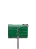 Saint Laurent Pre-Owned 2013-2025 Small Embossed Kate Tassel crossbody bag - Green