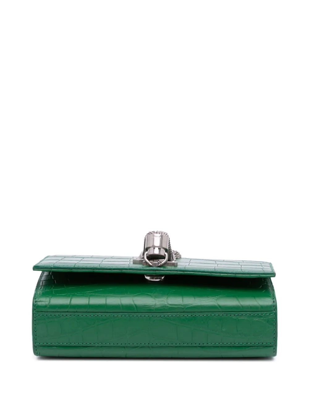 Pre-owned Saint Laurent 2013-2025 Small Embossed Kate Tassel Crossbody Bag