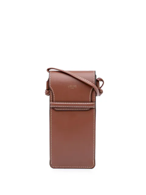 Céline Pre-Owned 2000-2025 Leather Sunglasses Case crossbody bag