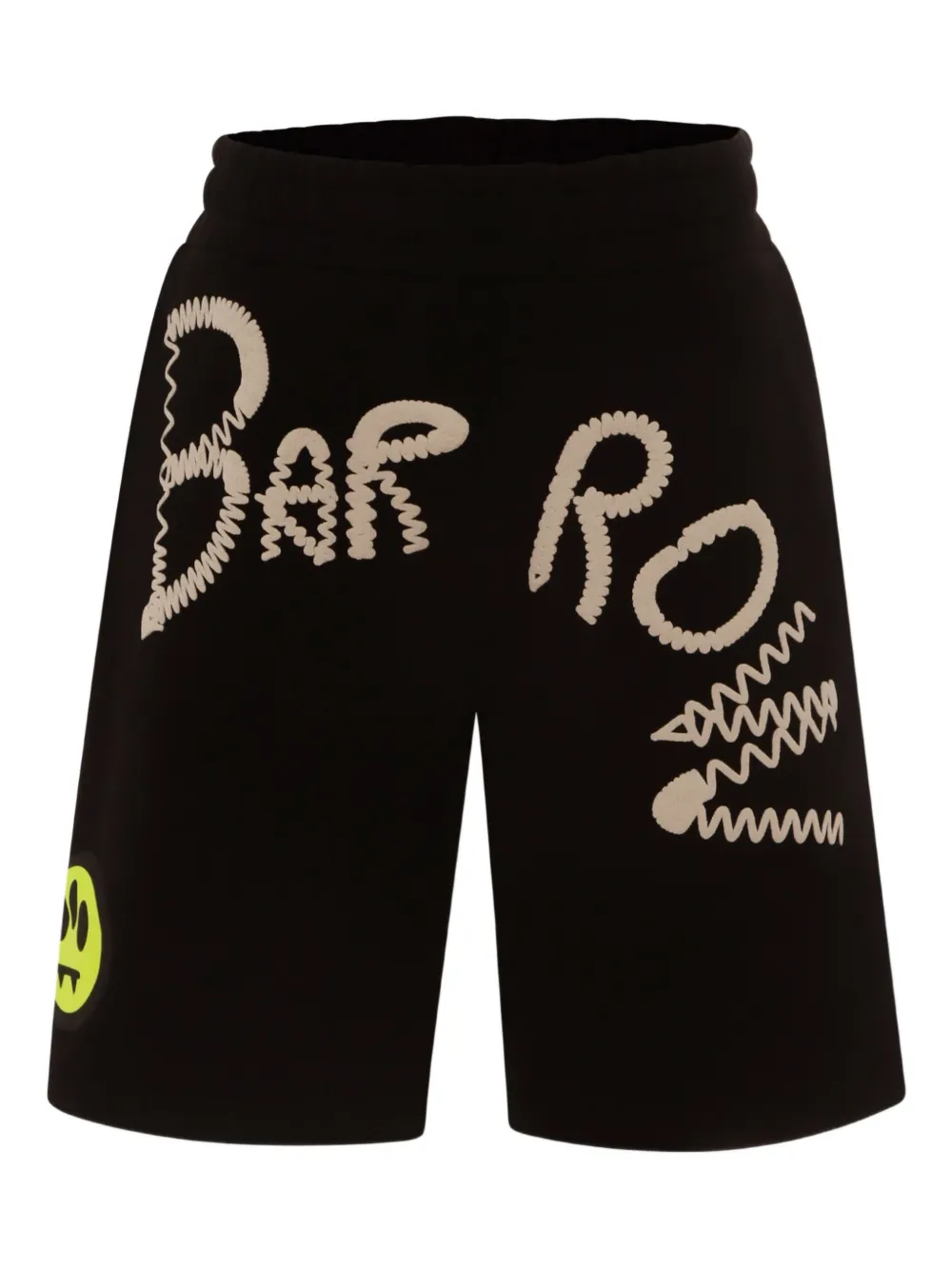 Barrow kids graphic-print shorts | Black | Image 1