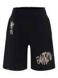 Barrow kids palm tree-print shorts - Blue