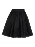 Karl Lagerfeld Kids beaded tulle skirt - Black