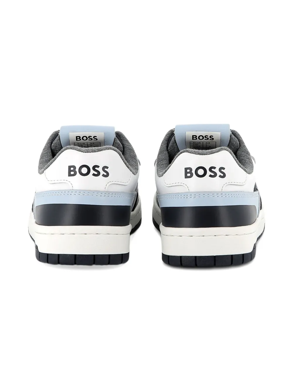 BOSS Kidswear Low-top sneakers met vlakken Wit