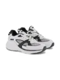 BOSS Kidswear mesh-panelled sneakers - White