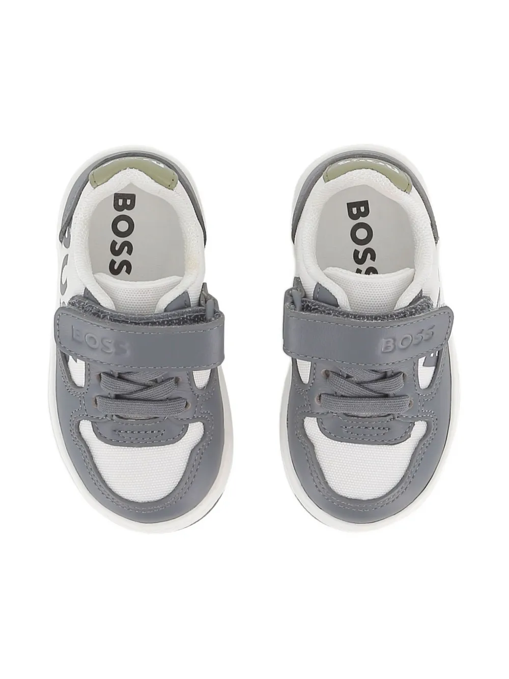BOSS Kidswear logo-printed sneakers Grey