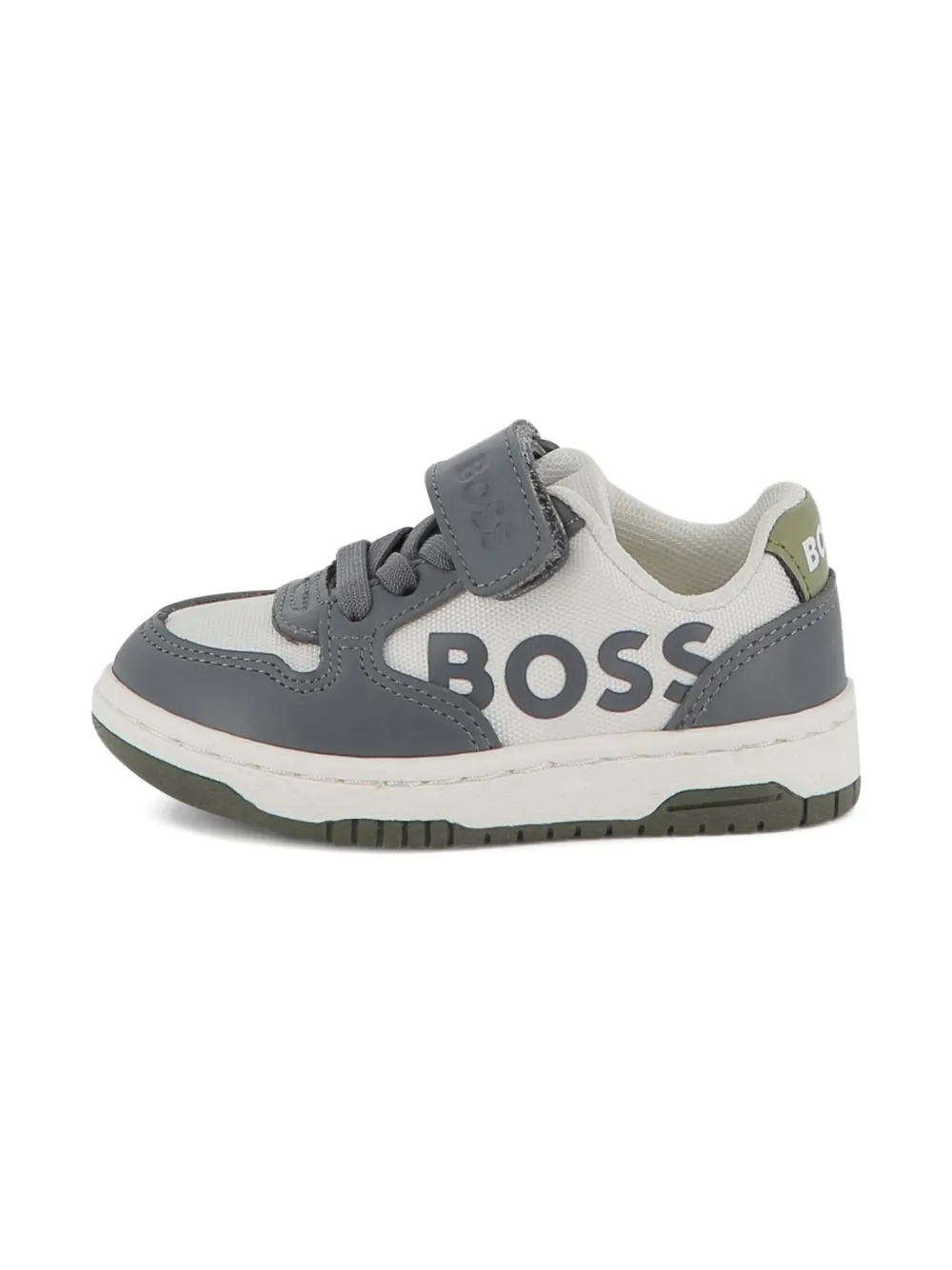 BOSS Kidswear logo-printed sneakers Grey