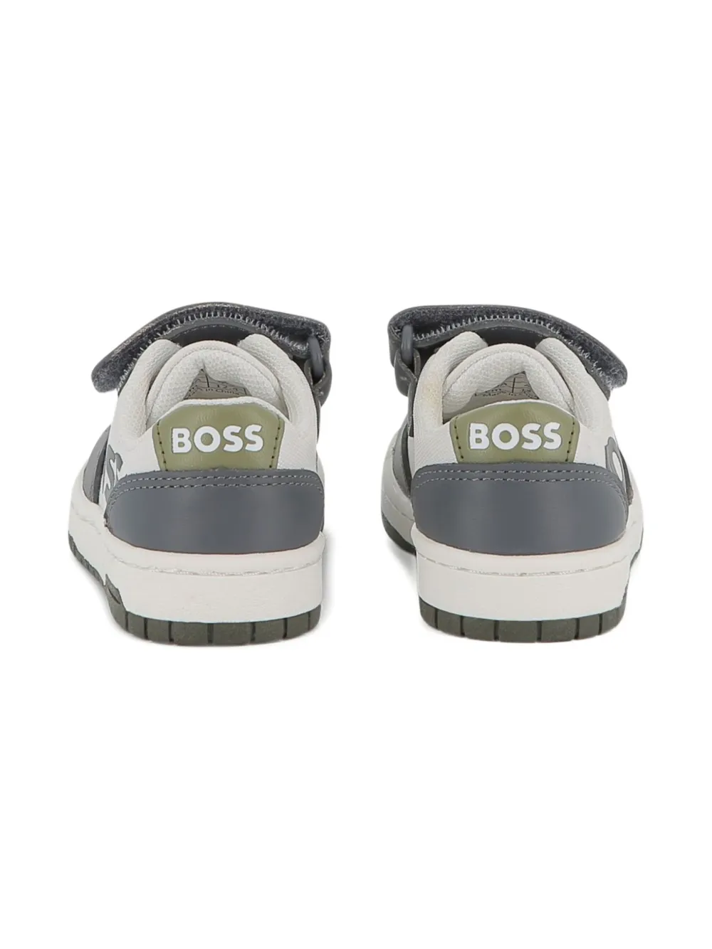 BOSS Kidswear logo-printed sneakers Grey