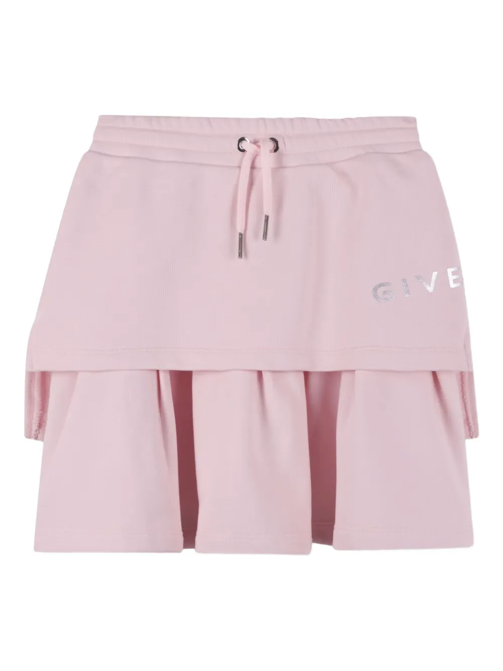 Givenchy Kids Gelaagde plooirok Roze