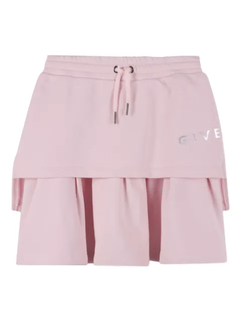 Givenchy Kids レイヤード プリーツスカート