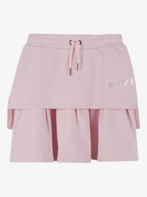 Givenchy Kids layered pleated skirt