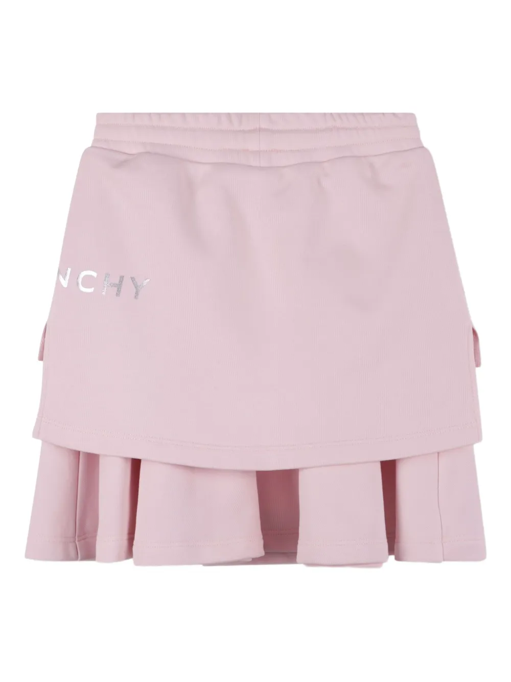 Givenchy Kids Gelaagde plooirok Roze