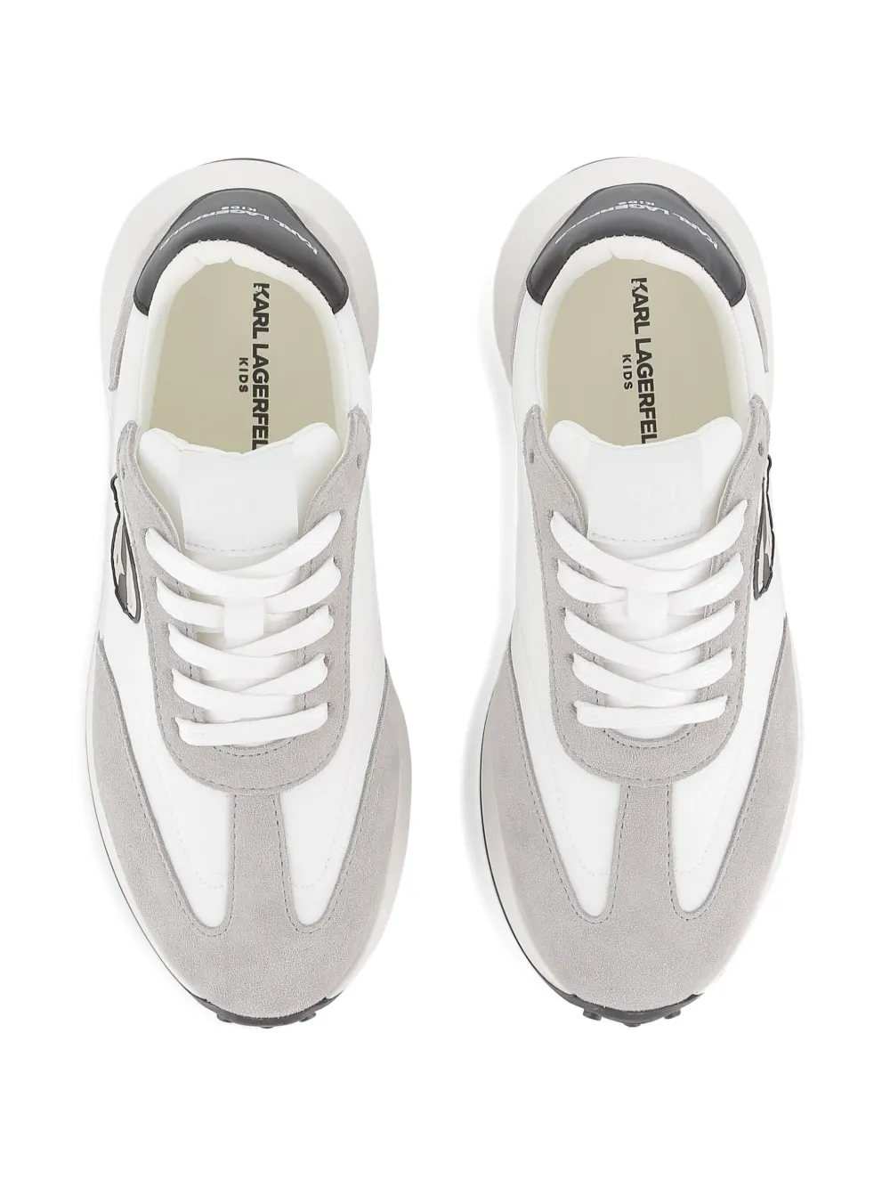 Karl Lagerfeld Kids Sneakers met vlakken Wit