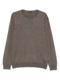 Zegna crew-neck jumper - Brown