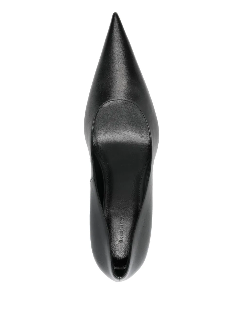 Balenciaga 110mm Avenue Heeled Pumps In Black