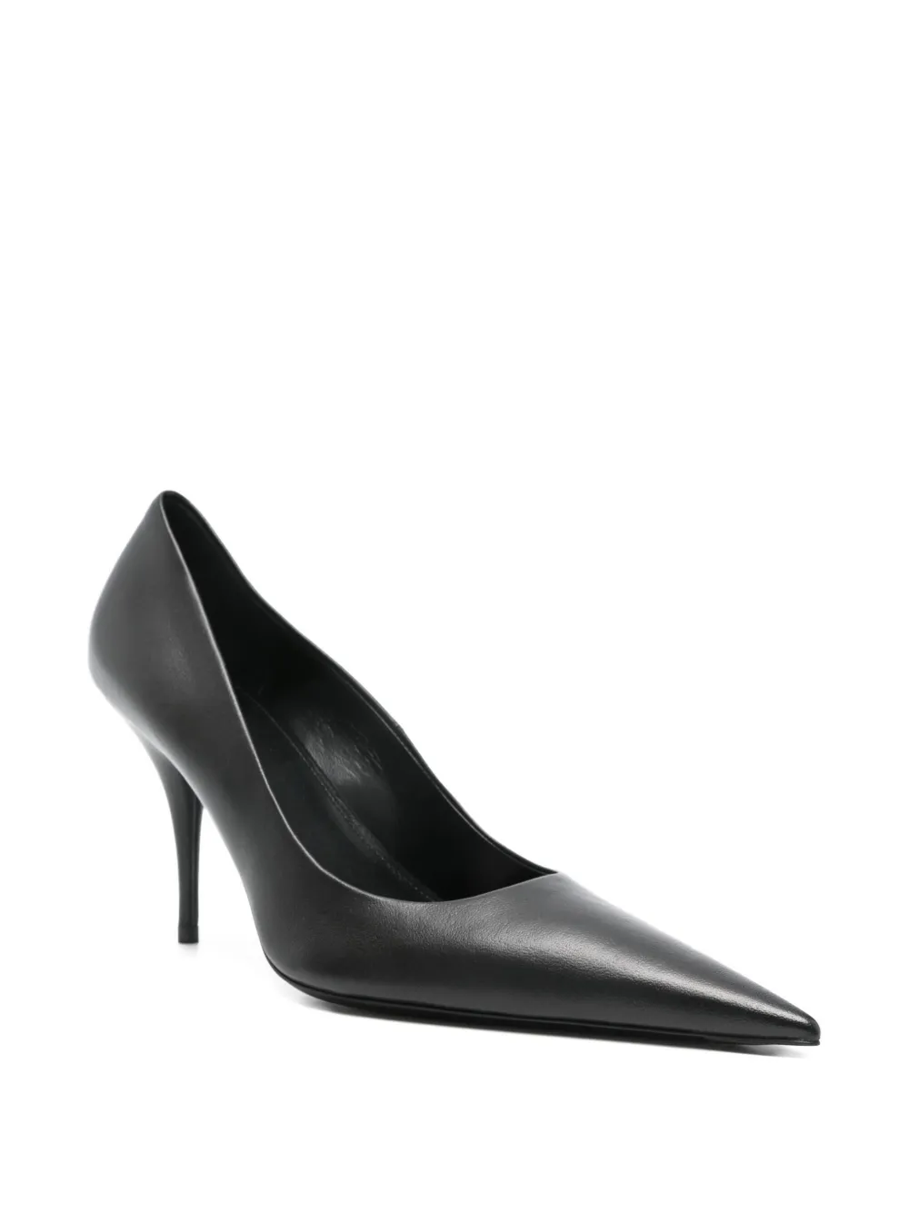Balenciaga 110mm Avenue Heeled Pumps In Black
