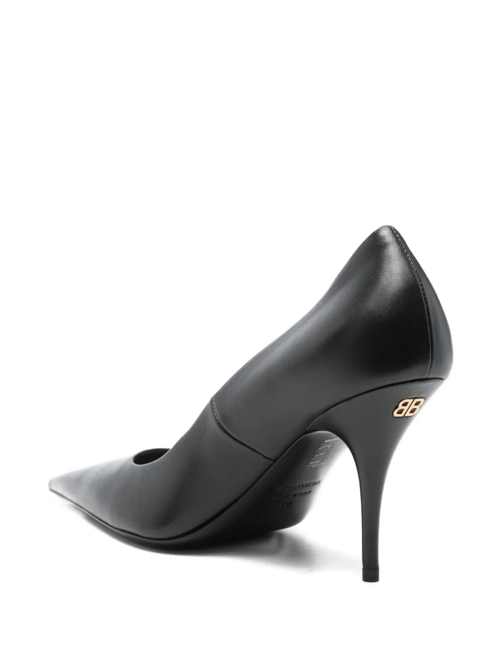 Balenciaga 110mm Avenue Heeled Pumps In Black