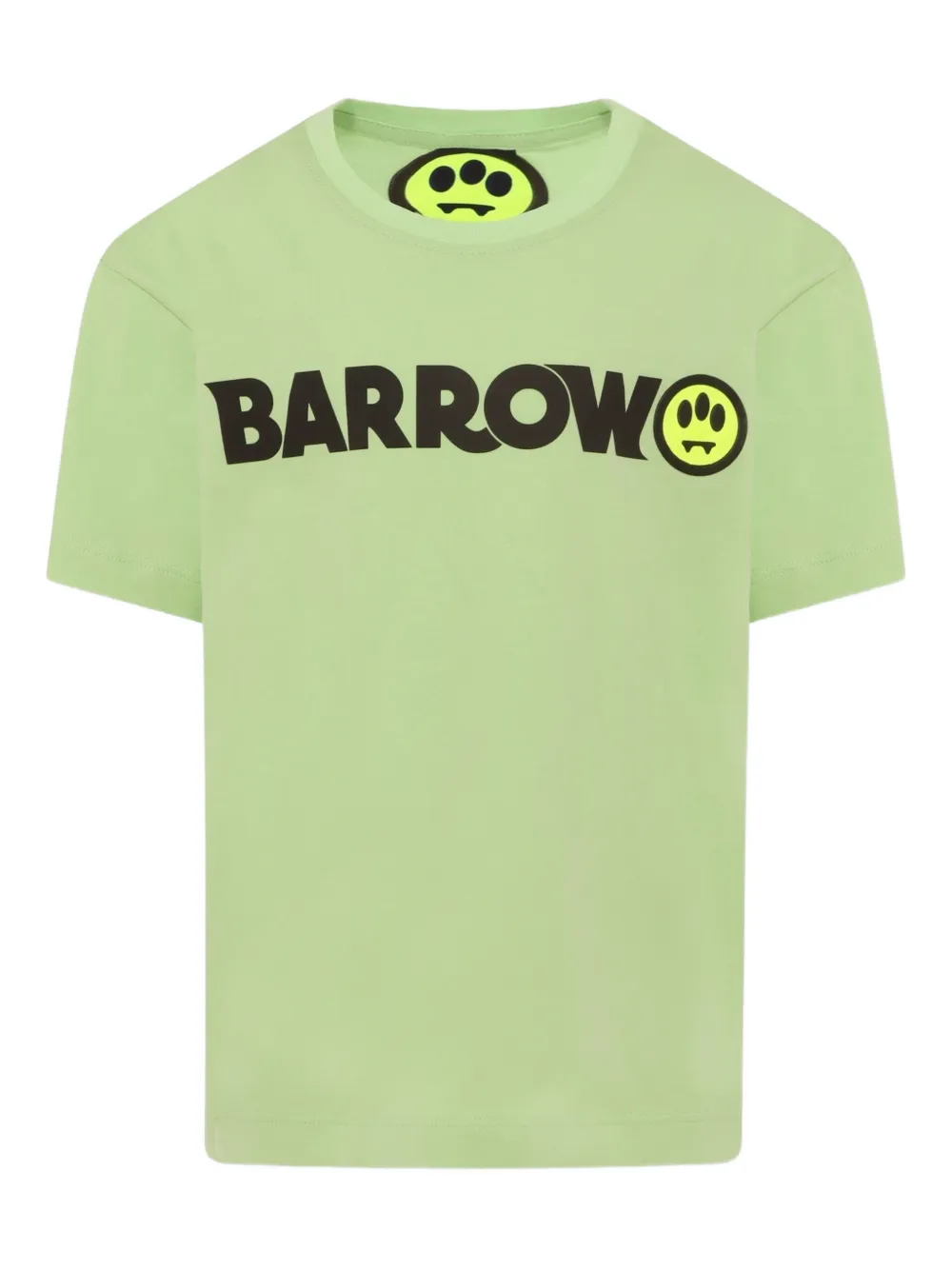 Barrow kids Katoenen T-shirt met logoprint Groen