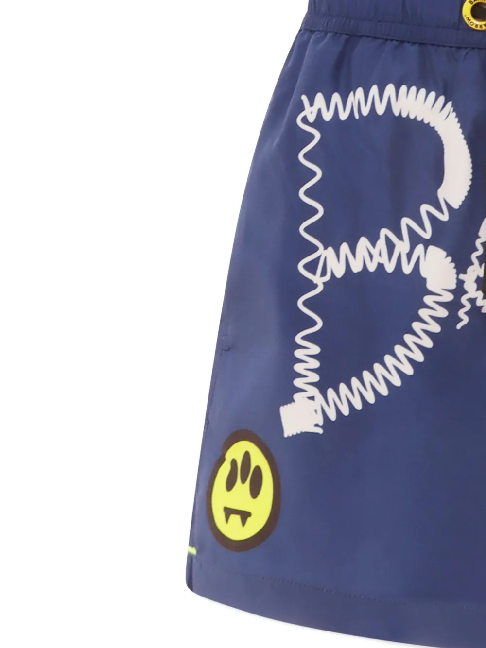 Barrow kids Zwembroek met print Blauw