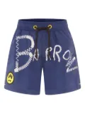 Barrow kids graphic-print swim shorts - Blue