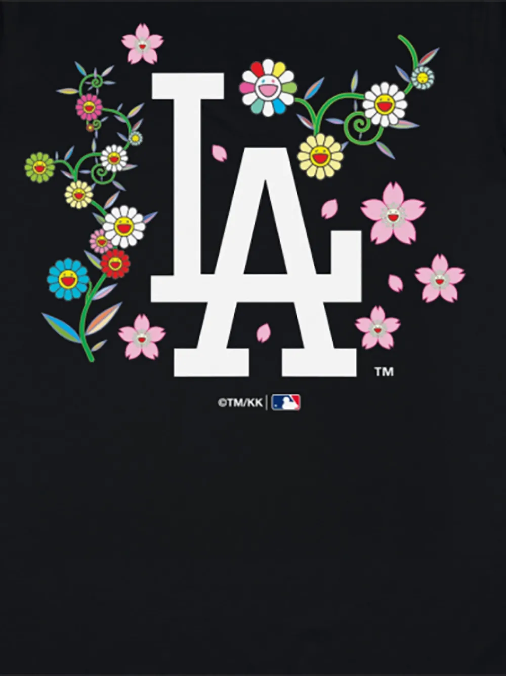 Takashi Murakami x LA Dodgers floral-print T-shirt - Zwart