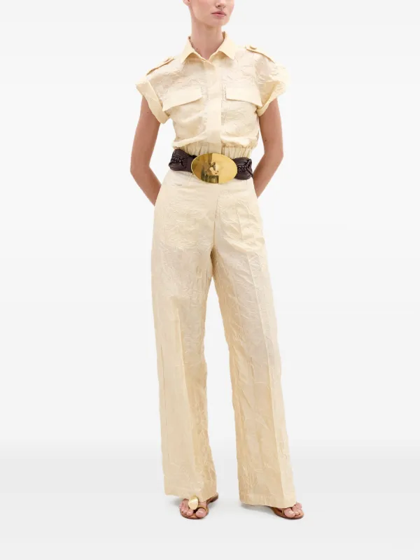 Silvia Tcherassi Camisa Bara Neutro FARFETCH AR