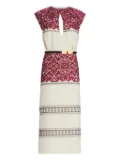 Silvia Tcherassi Badra midi dress - Red