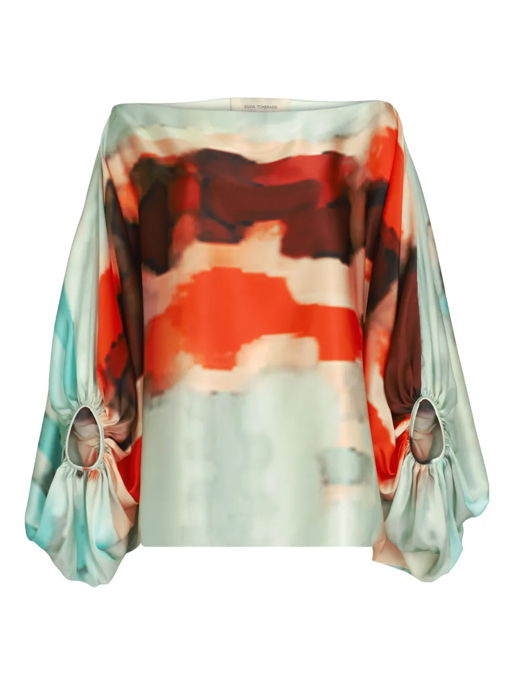 Silvia Tcherassi blouse Bellagio | bleu | Image 1