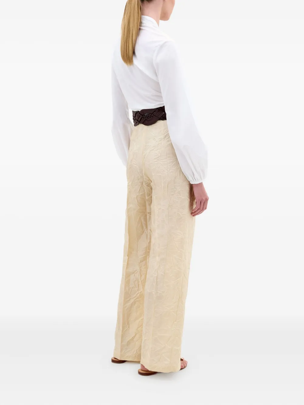 Silvia Tcherassi Emine broek Beige