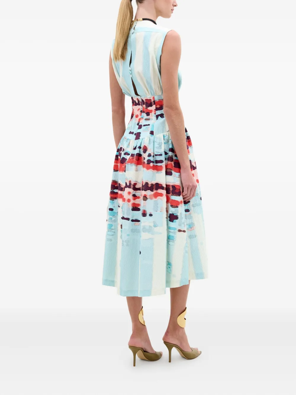 Silvia Tcherassi Jocelyn jurk Blauw