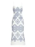 Silvia Tcherassi Ceres midi dress - White
